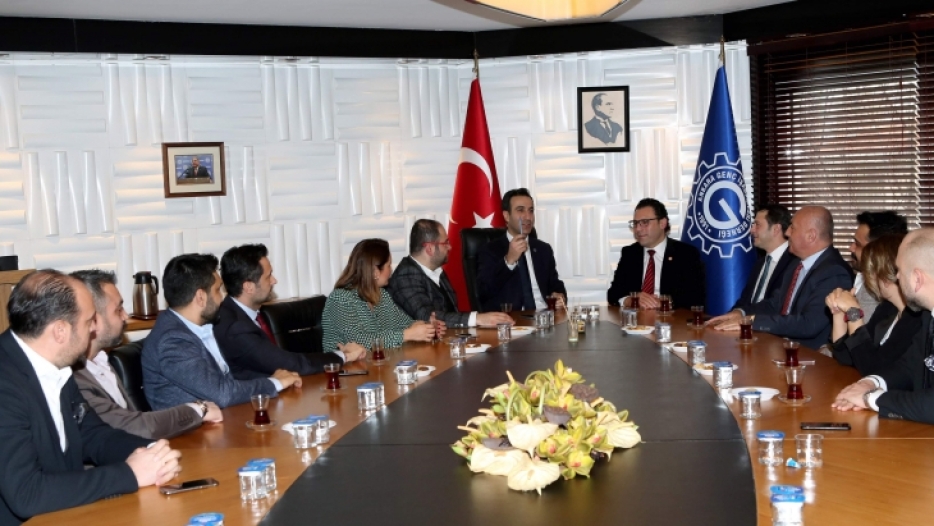 ANGİAD Başkanı Serhan Yıldız'ı ziyaret ettik.