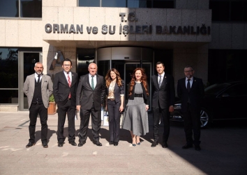 Orman ve Su İşleri Bakan Yardımcısı Harun Tüfekçi’yi ziyaretimiz