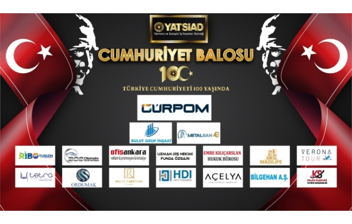 Cumhuriyet Balomuzun ana sponsorlarına katkılarından dolayı teşekkür ediyoruz