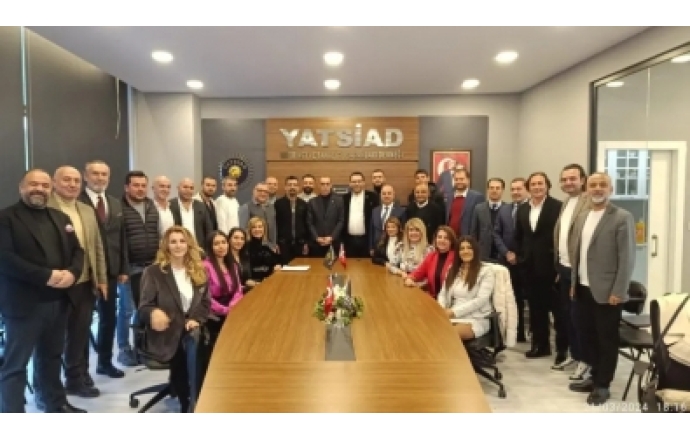 Kazakistanlı ünlü iş insanını YATSİAD ı ziyaret etti.