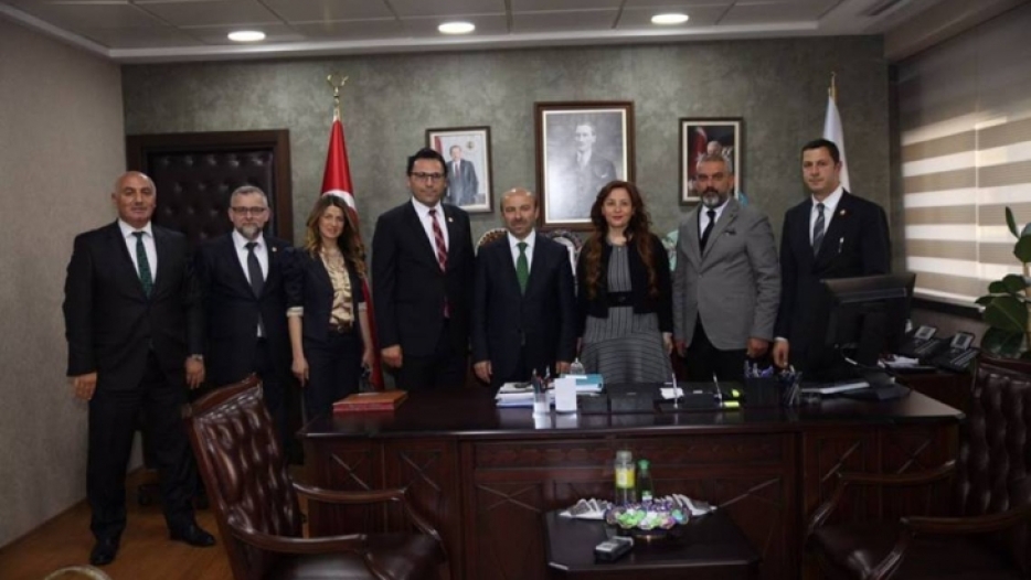 Orman ve Su İşleri Bakan Yardımcısı Harun Tüfekçi’yi ziyaret etti