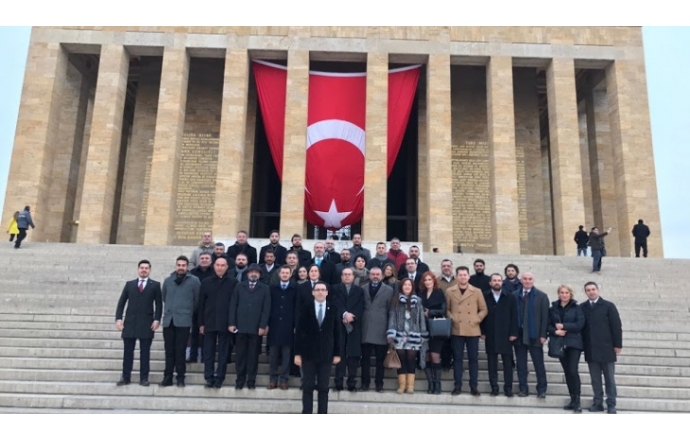 ATSİAD yönetimi Anıtkabir’de